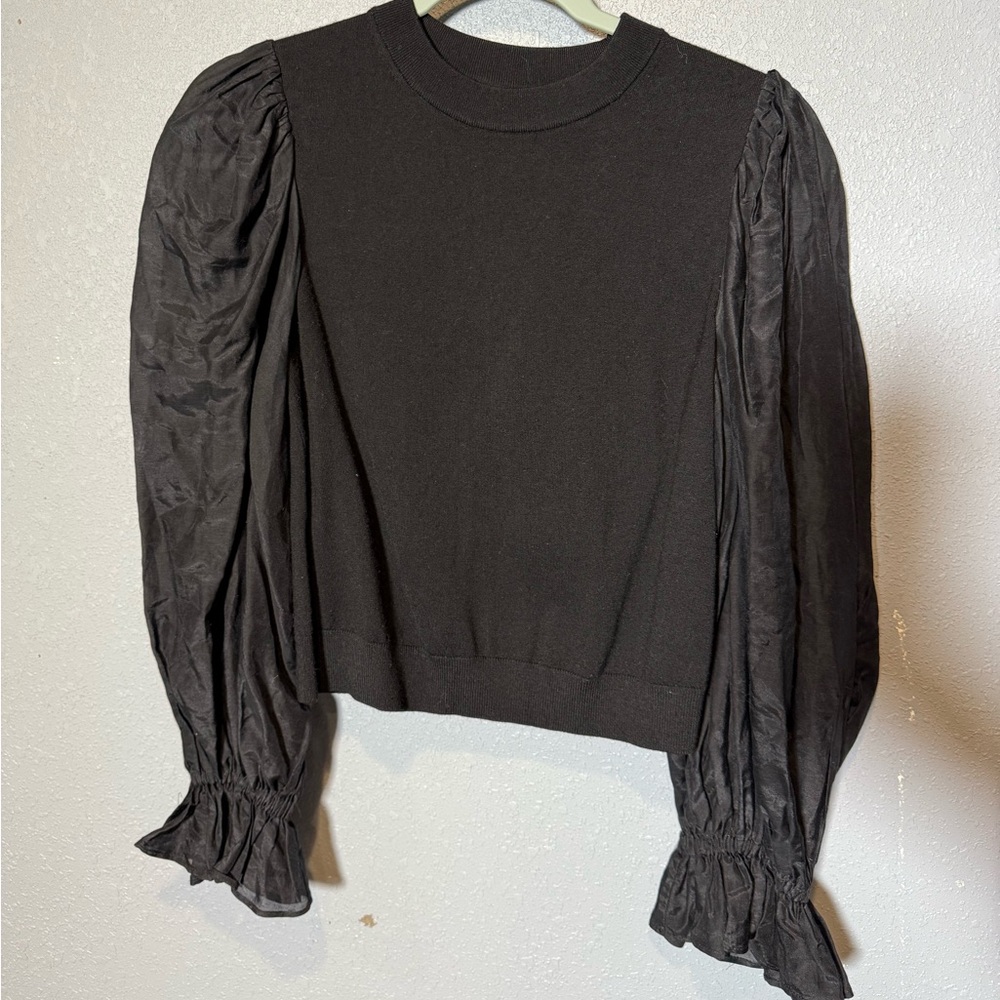 Alice + Olivia Wool and Silk BLEND top-‎ Medium